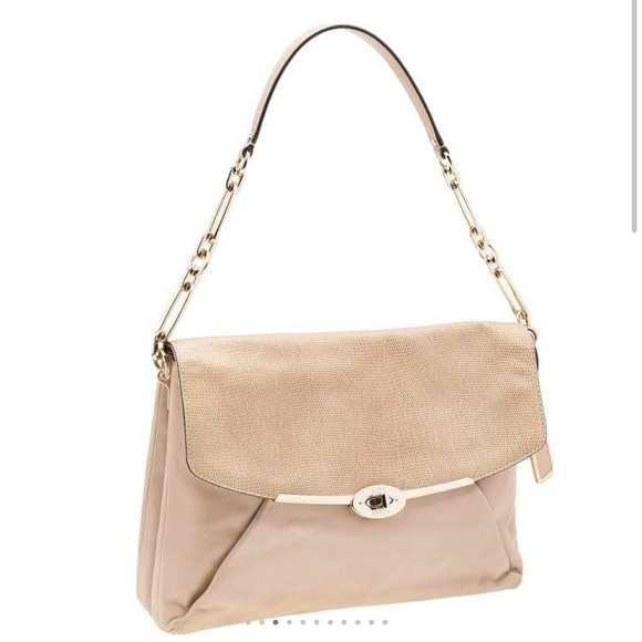 Coach Beige Madison Shoulder Bag - Picture 3 of 16